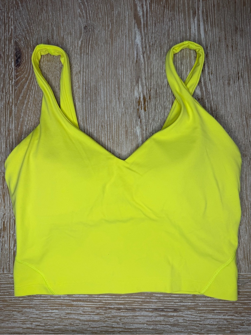 Lululemon Highlighter Yellow Align Tank